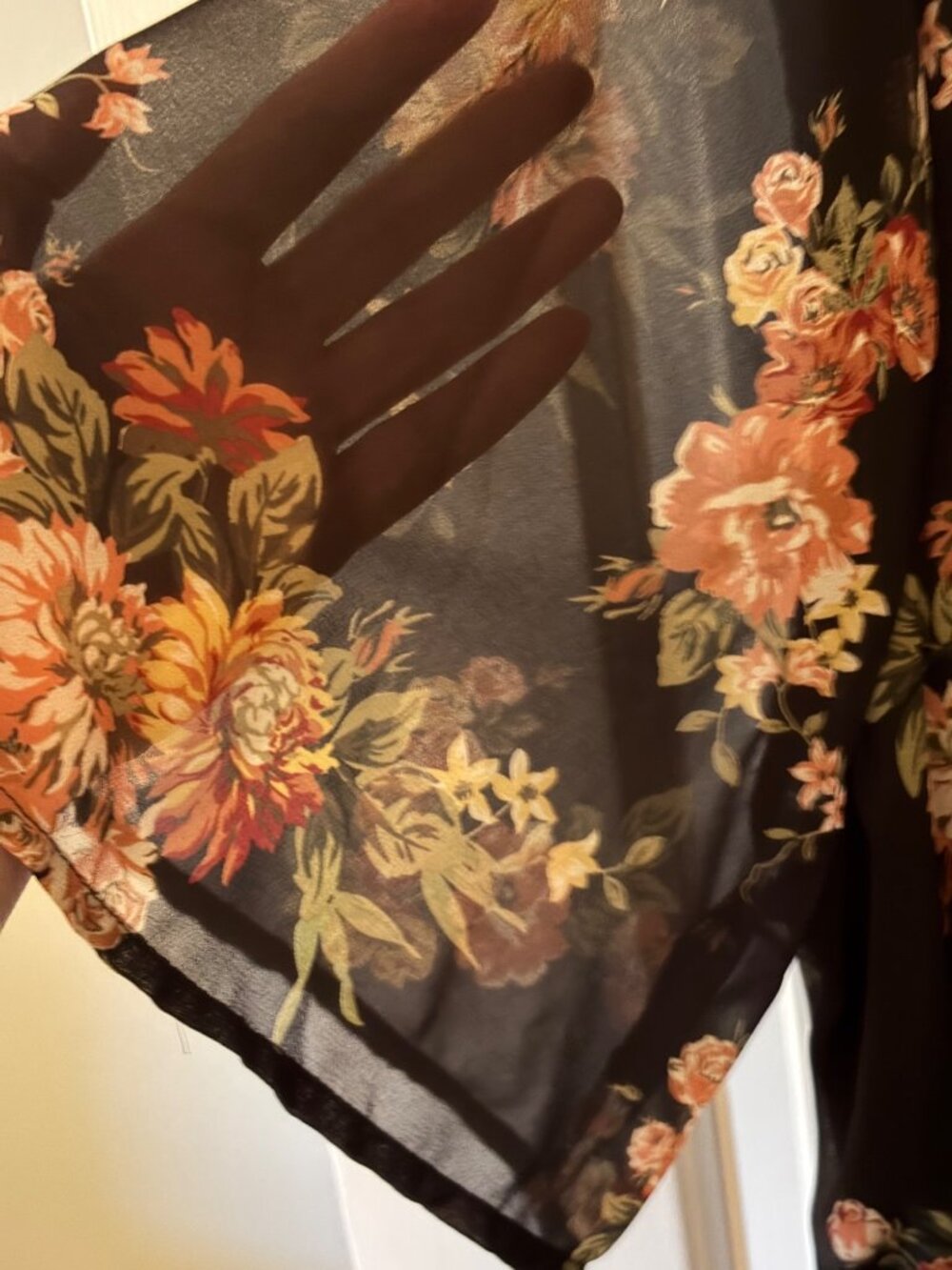 American Rag Floral Midi Dress Size 2X Multi-colored Bohemian Short Sleeve - Picture 5 of 12